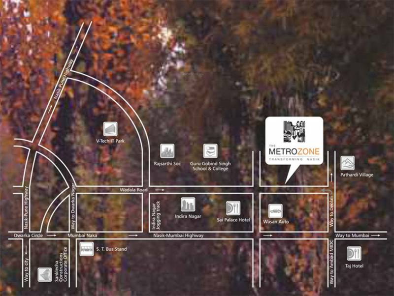 Images for Location Plan of Sanklecha The Metrozone Aspen C1