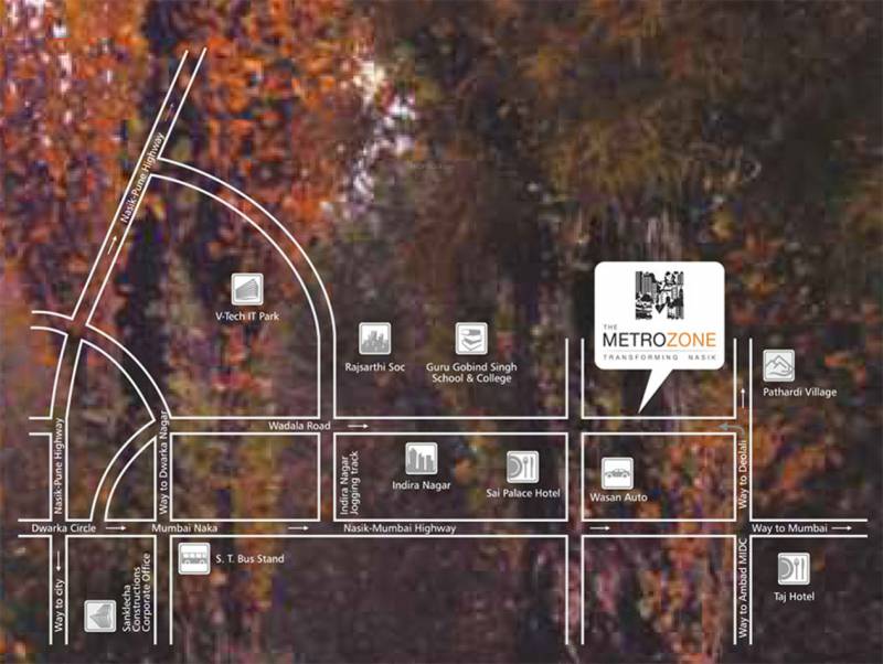 Images for Location Plan of Sanklecha The Metrozone Aspen C3
