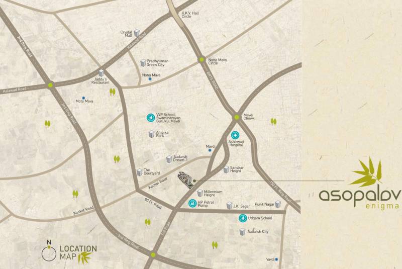 Images for Location Plan of Vraj Asopalav Enigma