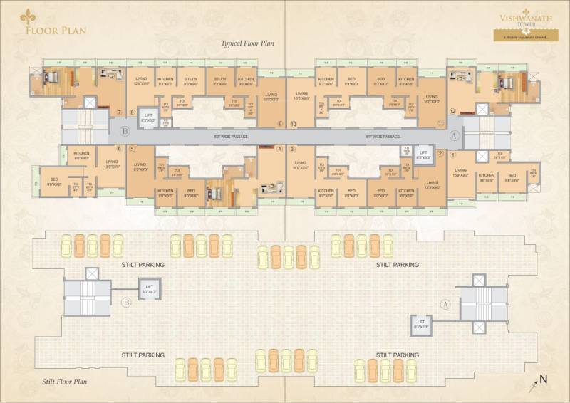 Images for Cluster Plan of Shahi Vishwanath Tower