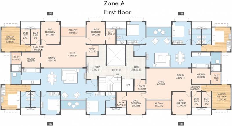 Images for Cluster Plan of Geras River Of Joy Zone A Apartment