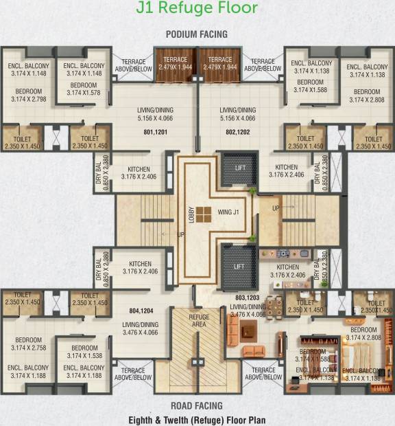Images for Cluster Plan of Kumar Park Infinia Phase IV
