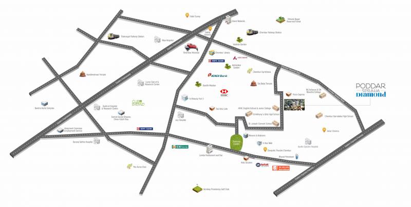 Images for Location Plan of Poddar Spraha Diamond