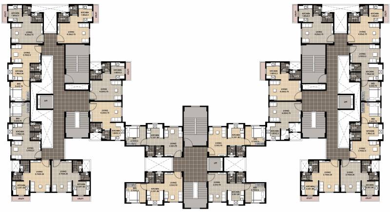 Images for Cluster Plan of Space World Building No 2 B Wing