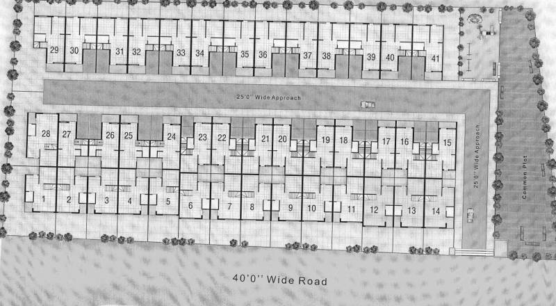 Images for Layout Plan of Gokul Radhe Residency