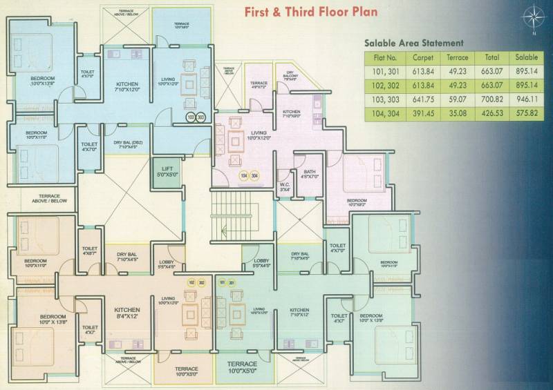 Images for Cluster Plan of Moraya Mangalam Residency