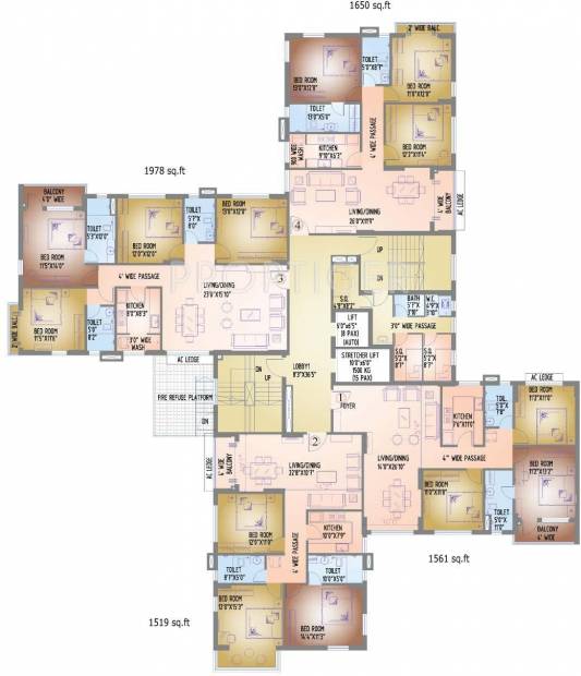  pravesh Tower E Cluster Plan