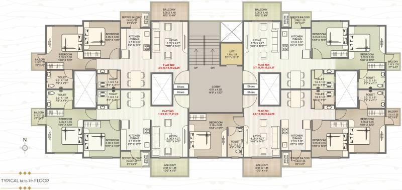 Images for Cluster Plan of Compact Ambika Enclave