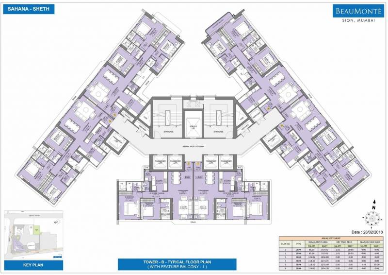 Images for Cluster Plan of Sheth Beaumonte Tower B Phase 1 Building No 10