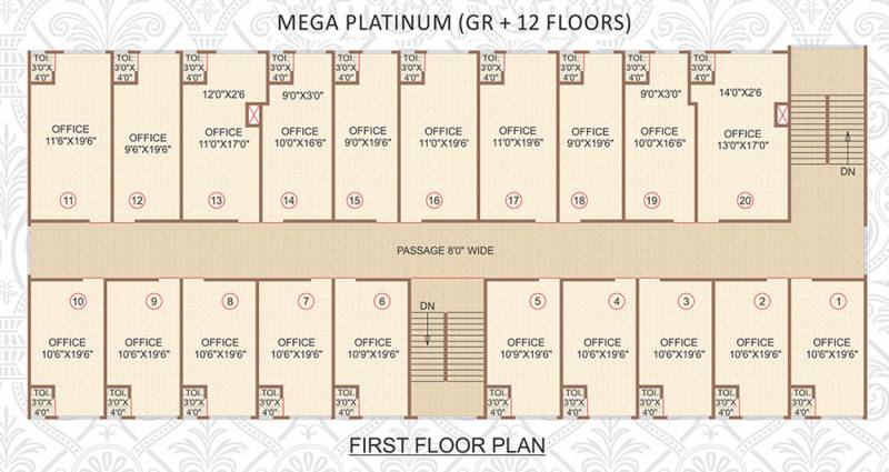 Images for Cluster Plan of Mega Atmaram Kene Residency