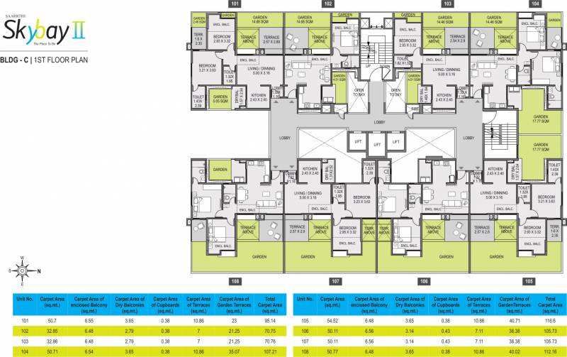 Images for Cluster Plan of Saarrthi Skybay II