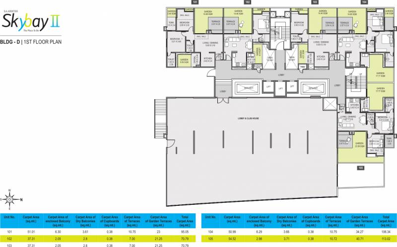 Images for Cluster Plan of Saarrthi Skybay II