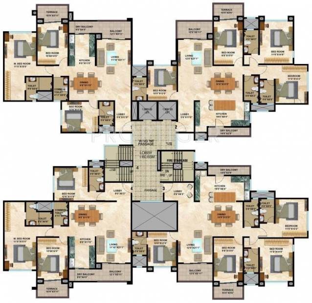 Images for Cluster Plan of Kolte Patil 24K Allura