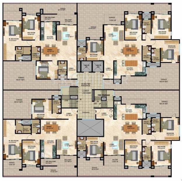 Images for Cluster Plan of Kolte Patil 24K Allura