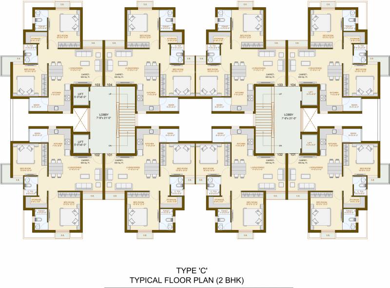 Images for Cluster Plan of Oscar Sky Park
