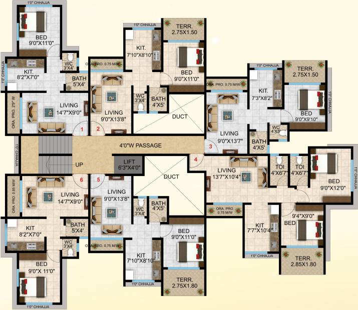 Images for Cluster Plan of Shiv Samarth