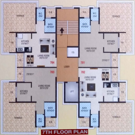 Images for Cluster Plan of Sairaj Mohan Residency