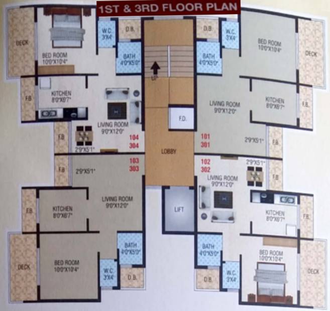 Images for Cluster Plan of Sairaj Mohan Residency