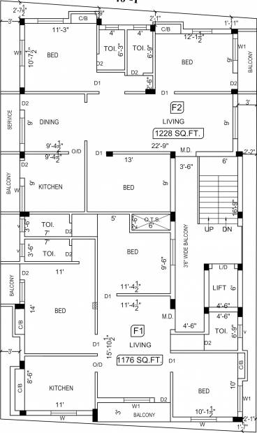 Images for Cluster Plan of MC Madhura Flats