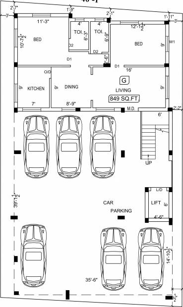 Images for Cluster Plan of MC Madhura Flats