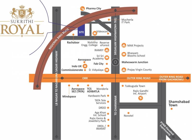 sukrithi-royal Images for Location Plan of Subhagruha Sukrithi Royal