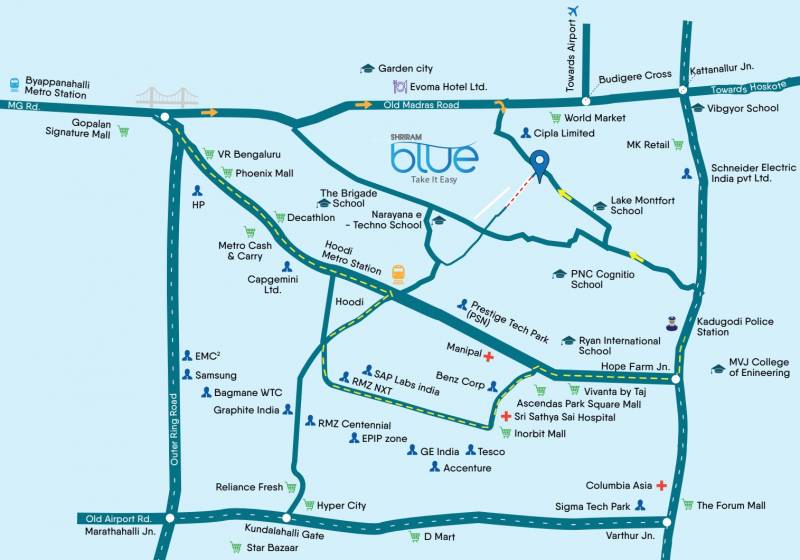 Images for Location Plan of Shriram Blue