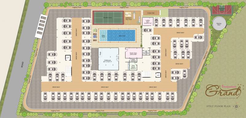 Images for Cluster Plan of Seven Hills Sreepadam Grand