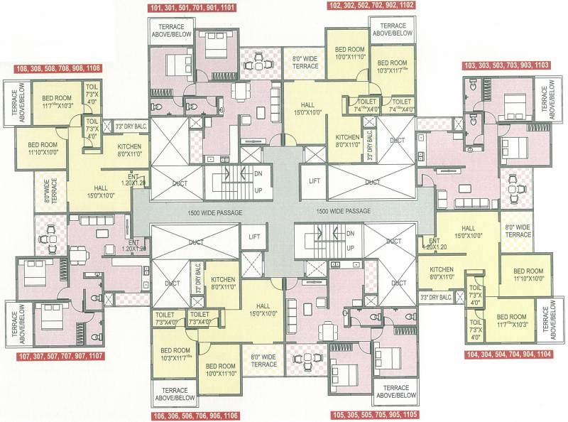 Images for Cluster Plan of Spine City Residency Building C