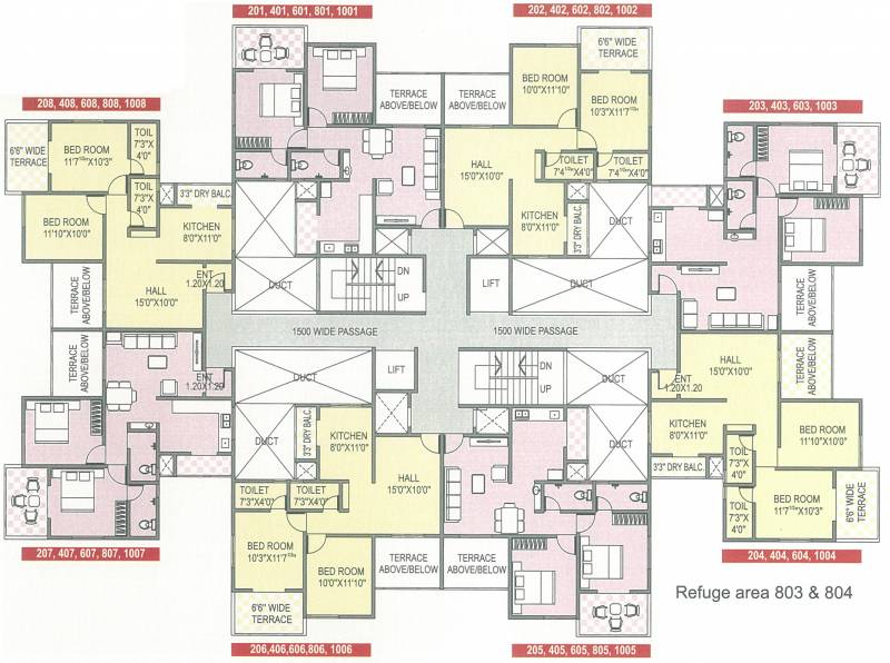 Images for Cluster Plan of Spine City Residency Building C