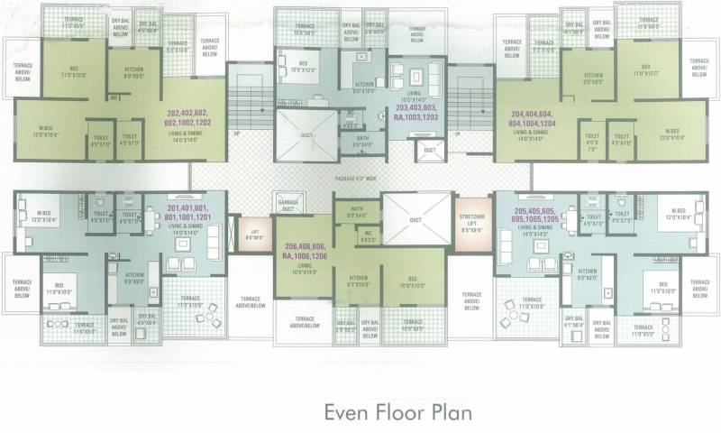 Images for Cluster Plan of Sai Siddha Kanak Residency