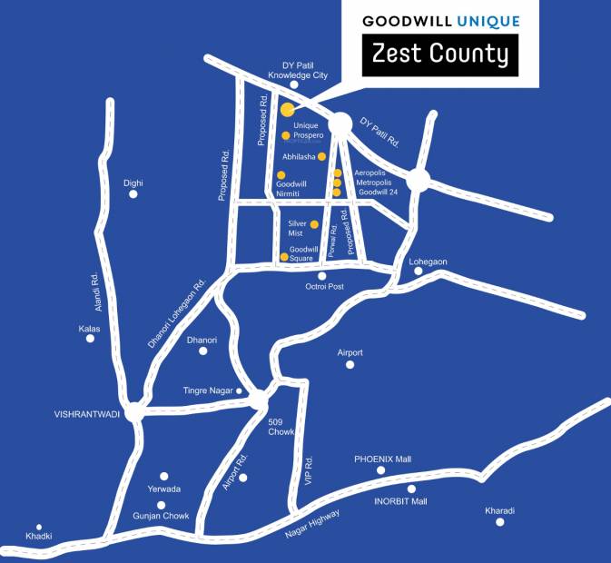 Images for Location Plan of Unique Goodwill Unique Zest County Phase 1