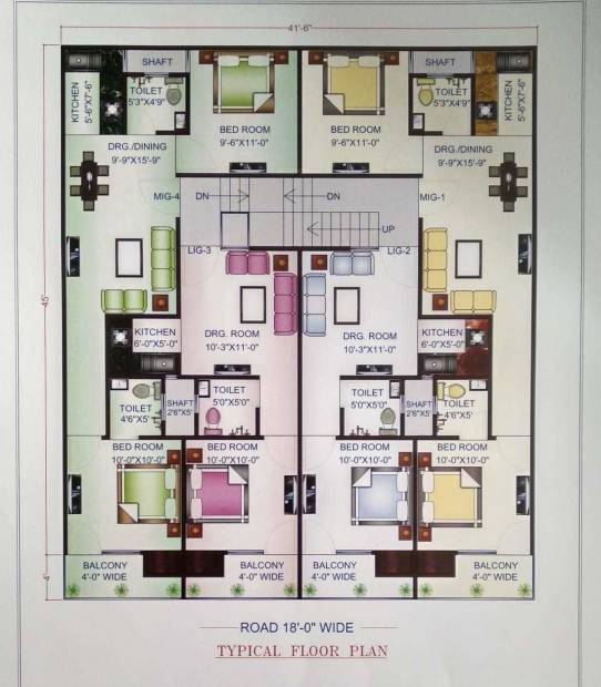 Images for Cluster Plan of KM Appartments