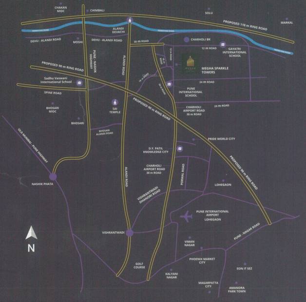 Images for Location Plan of S D Megha Sparkle Towers