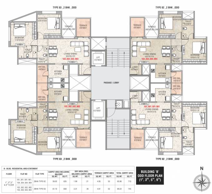 Images for Cluster Plan of Prakash Royal Elegance