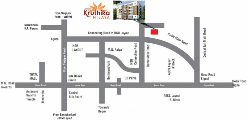 Images for Location Plan of Accent Kruthika Nilaya