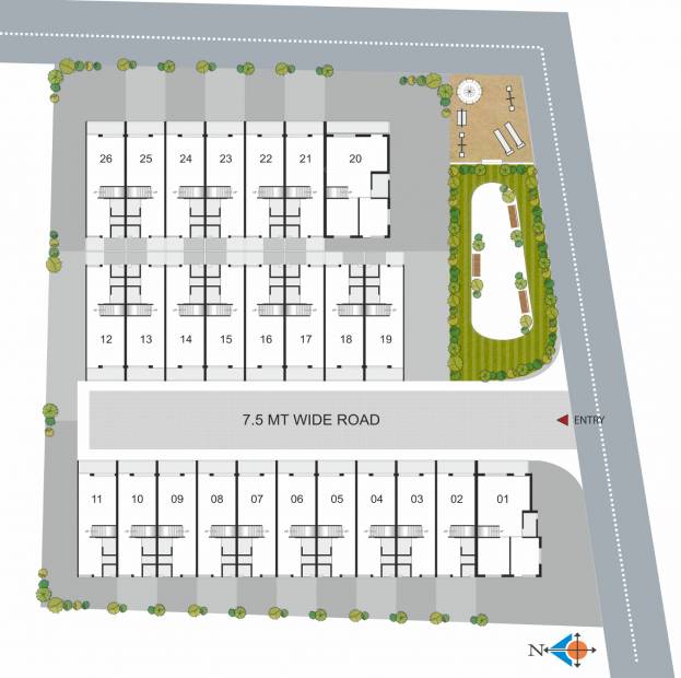 Images for Layout Plan of Gokul Radhe Residency II