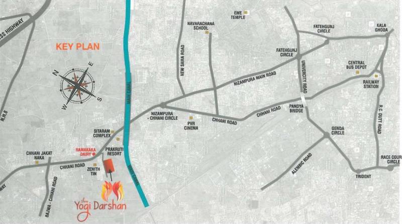 Images for Location Plan of Swami Shree Yogi Darshan Phase 2 Tower 7 And 16