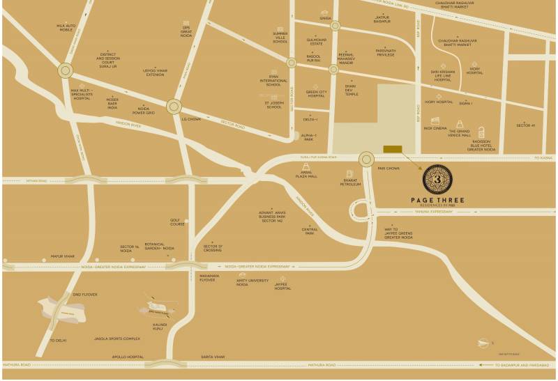 Images for Location Plan of Home and Soul Page Three Residences