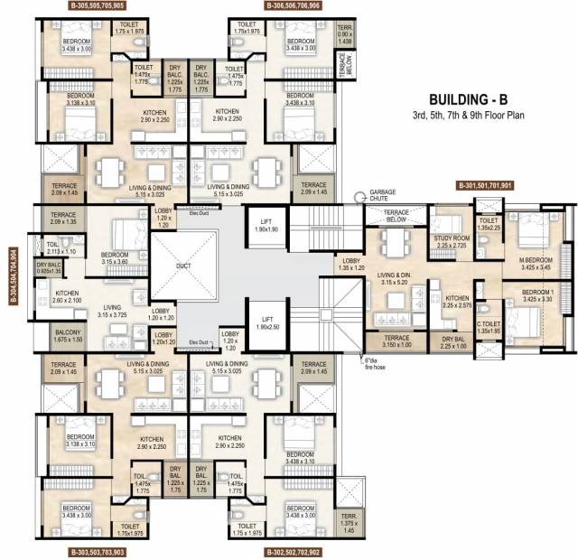 Images for Cluster Plan of Silveroak Saisha B Wing And C Wing