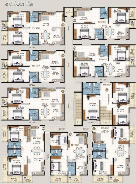 Images for Cluster Plan of Home Town The Address