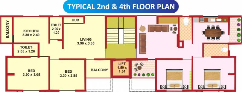 Images for Cluster Plan of Rathi Saimaya Apartment
