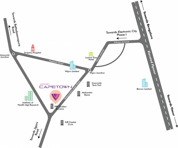 Images for Location Plan of Jhanavi Capetown Heights