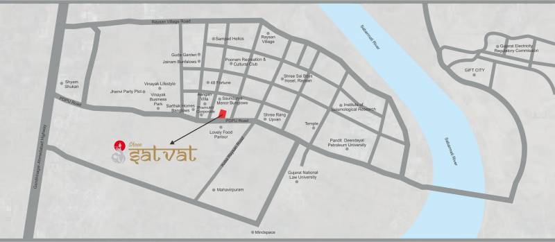 Images for Location Plan of Saumya Shree Satvat