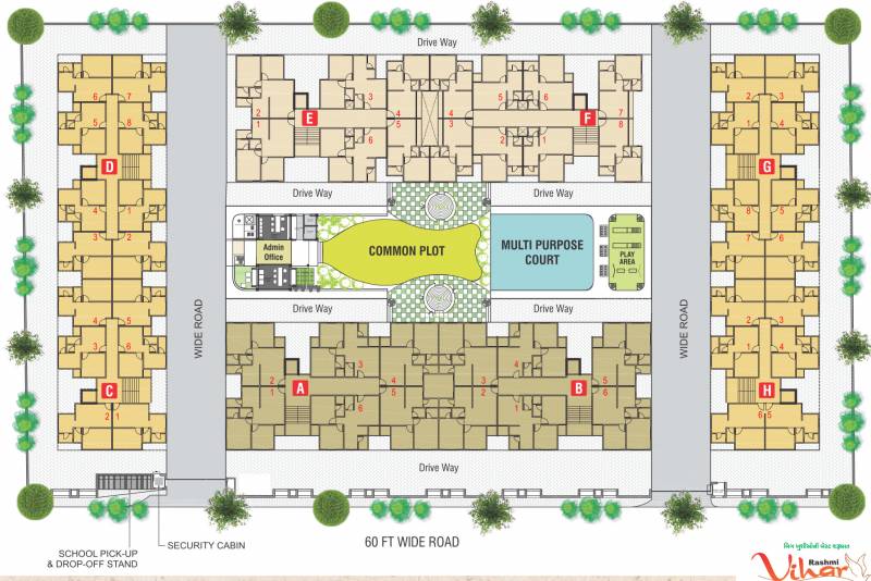  vihar Block A Cluster Plan