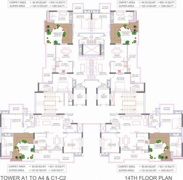 Images for Cluster Plan of Omega Windsor Greens Phase 1