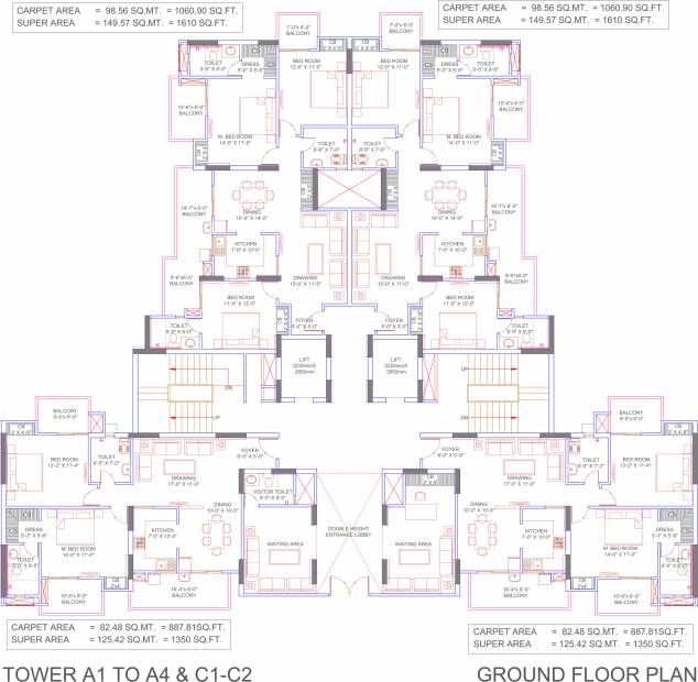 Images for Cluster Plan of Omega Windsor Greens Phase 1