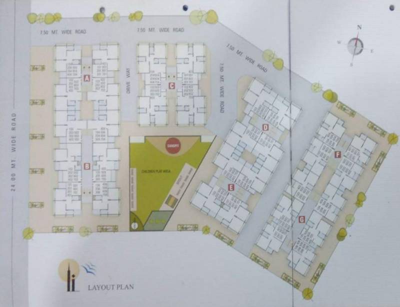 Images for Layout Plan of Sky Skyline Appartment