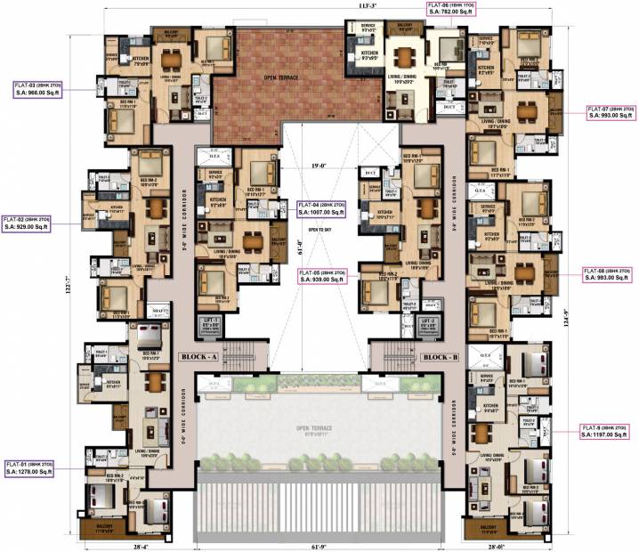 Images for Cluster Plan of Kalpataru Royale