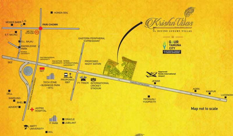 Images for Location Plan of Gaursons Krishn Villa