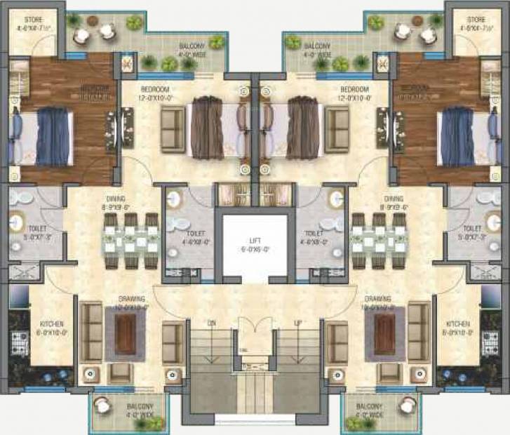 Images for Cluster Plan of Amarjit Singh Chatha City Floors